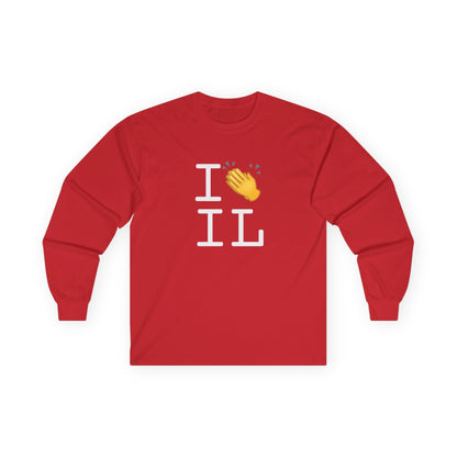 "I Applaud Illinois" Long Sleeve Shirt