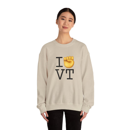 "I Raise my Fist with Vermont" Sweatshirt