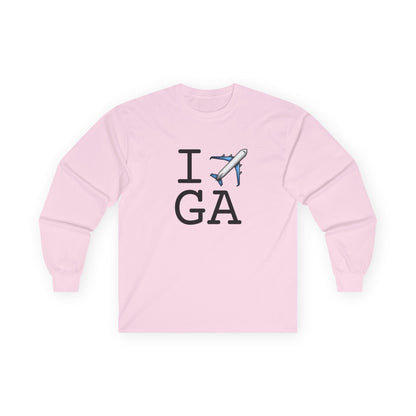 "I Fly Over Georgia" Long Sleeve Shirt