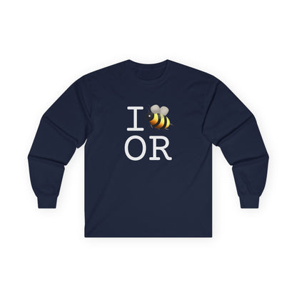 "I Bee in Oregon" Long Sleeve Shirt