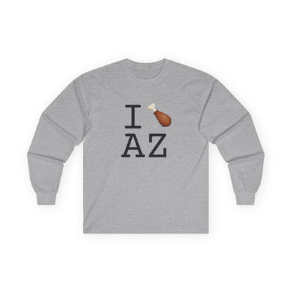 "I Chicken Drumstick Arizona" Long Sleeve Shirt