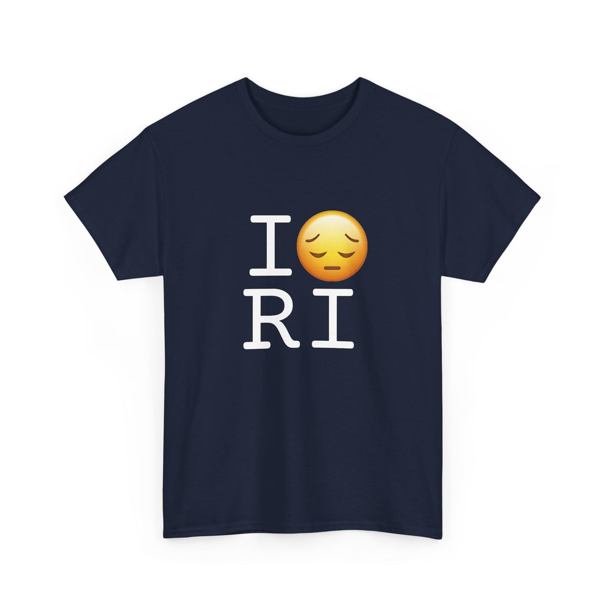 "I'm Depressed about Rhode Island" Tee
