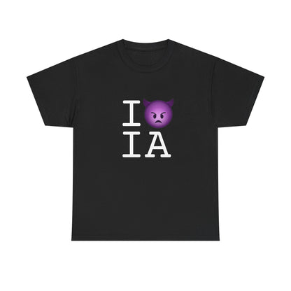 "I'm an Angry Devil about Iowa" Tee