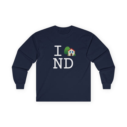 "I'm Home in North Dakota" Long Sleeve Shirt
