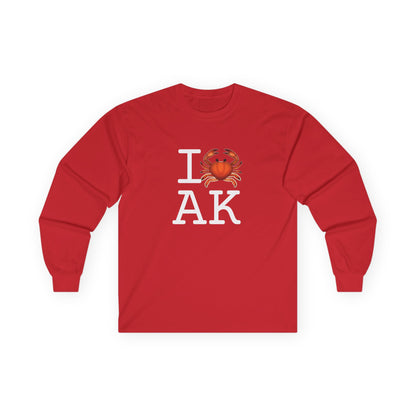 "I Crab Alaska" Long Sleeve Shirt