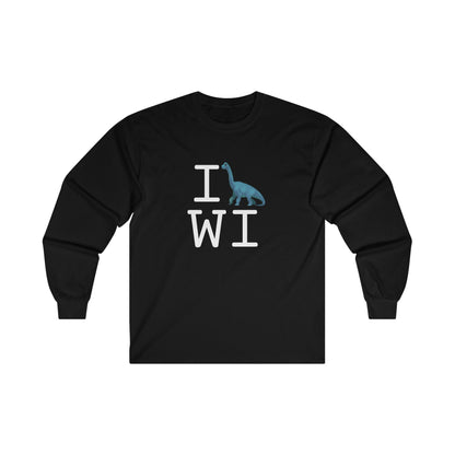 "I'm a Dinosaur in Wisconsin" Long Sleeve Shirt