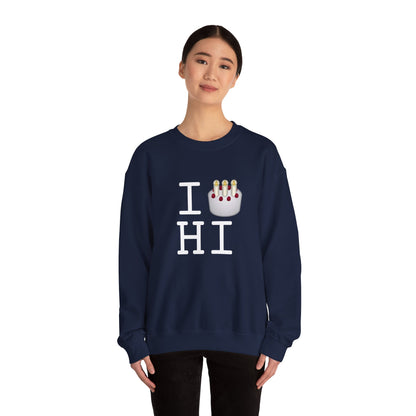 "I Birthday Cake Hawaii" Sweatshirt