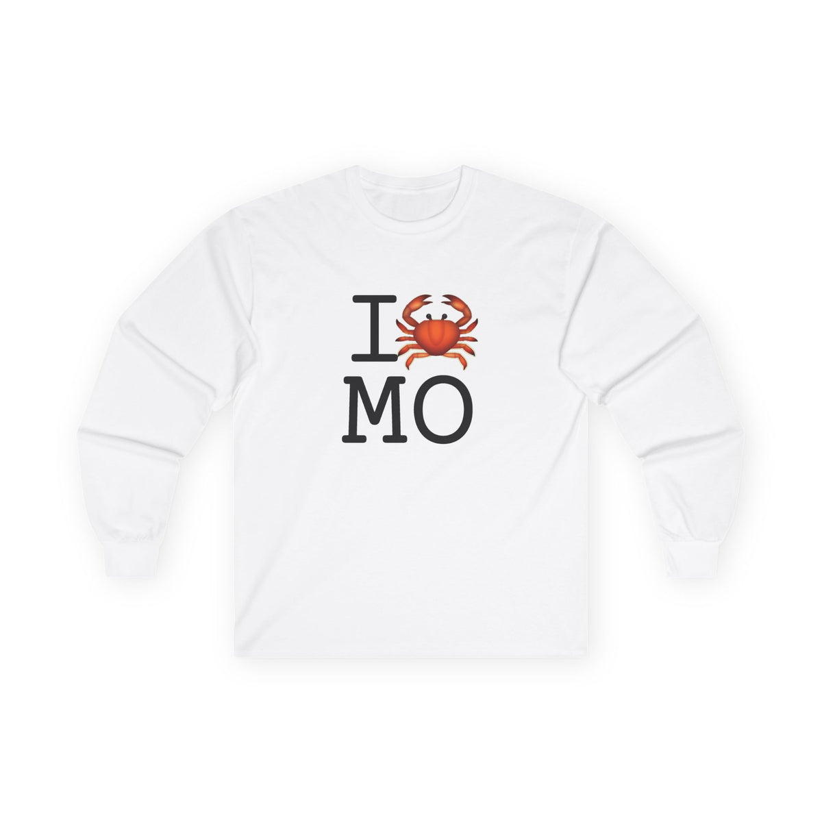 "I Crab Missouri" Long Sleeve Shirt