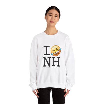 "I Laugh Hard (LMFAO) at New Hampshire" Sweatshirt