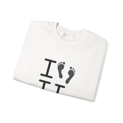 "I leave Footsteps in Illinois" Sweatshirt