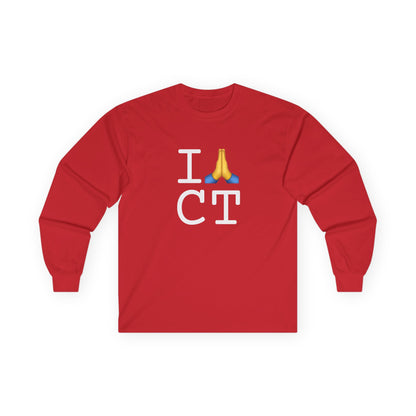 "I Pray for Connecticut" Long Sleeve Shirt