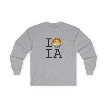 "I Blowfish in Iowa" Long Sleeve Shirt