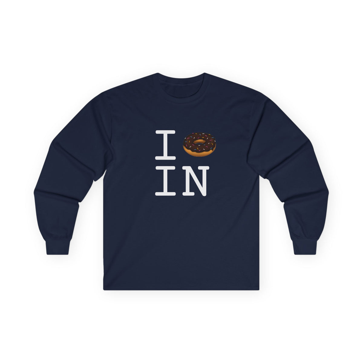 "I Donut Indiana" Long Sleeve Shirt