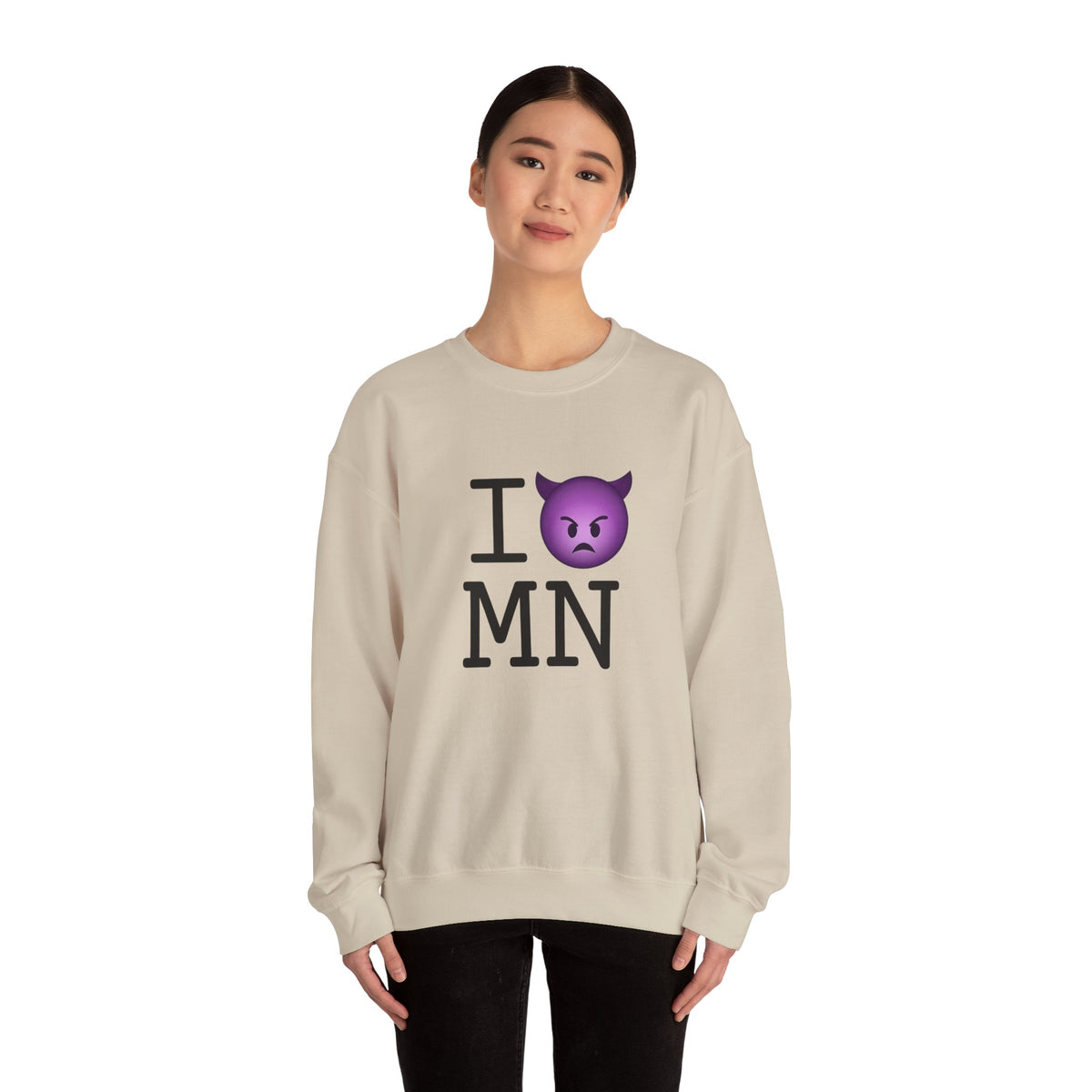 "I'm an Angry Devil about Minnesota" Sweatshirt
