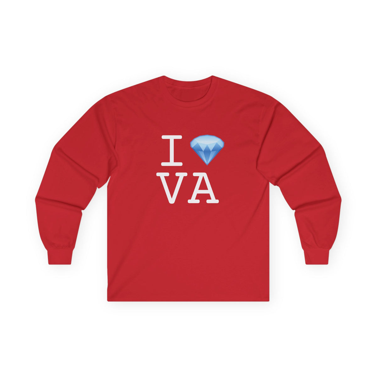"I Diamond Virginia" Long Sleeve Shirt