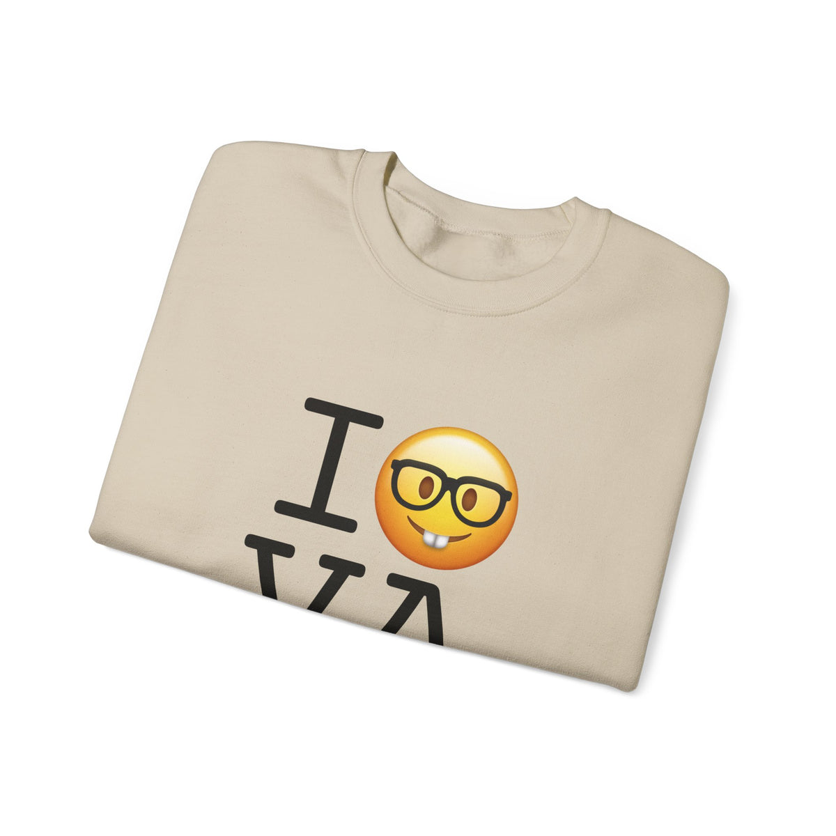 "I'm a Nerd about Virginia" Sweatshirt