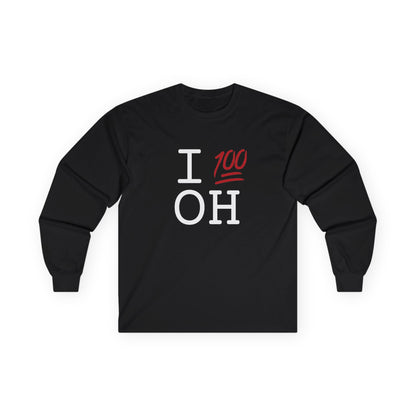 "I Keep it 100 in Ohio" Long Sleeve Shirt