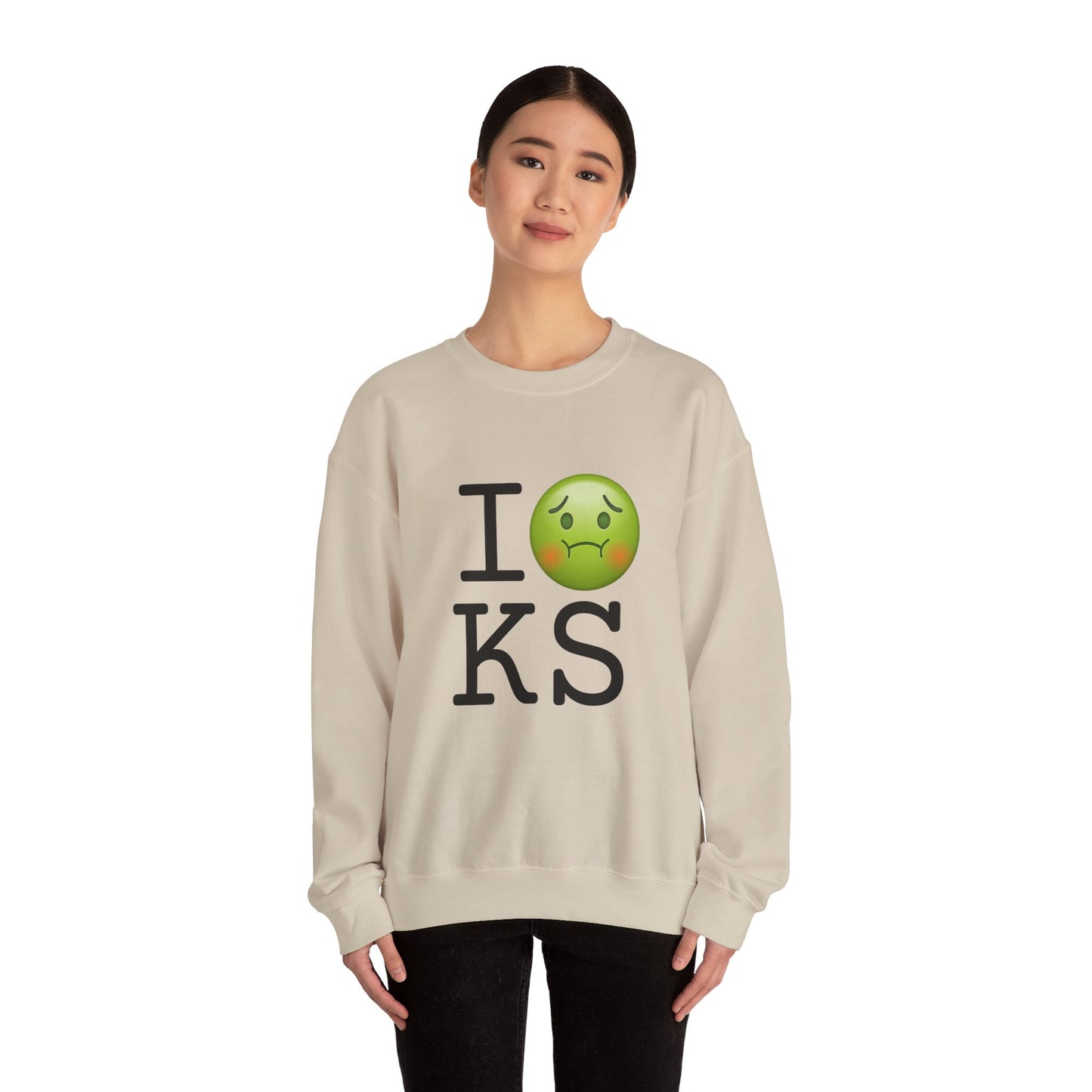 "I'm Nauseous about Kansas" Sweatshirt