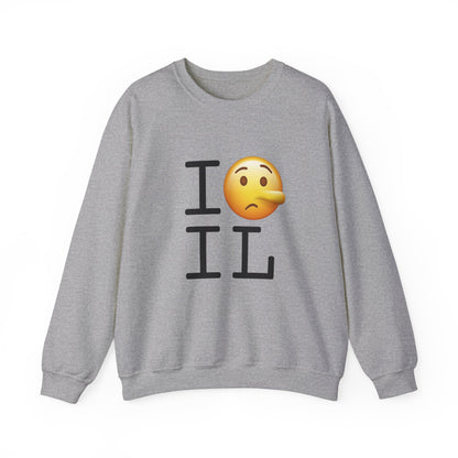 "I Lie about Illinois" Sweatshirt