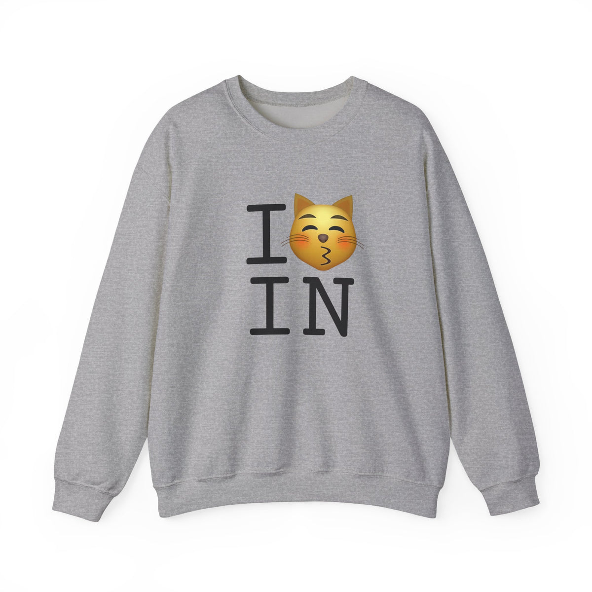 "I'm a Kissing Cat toward Indiana" Sweatshirt