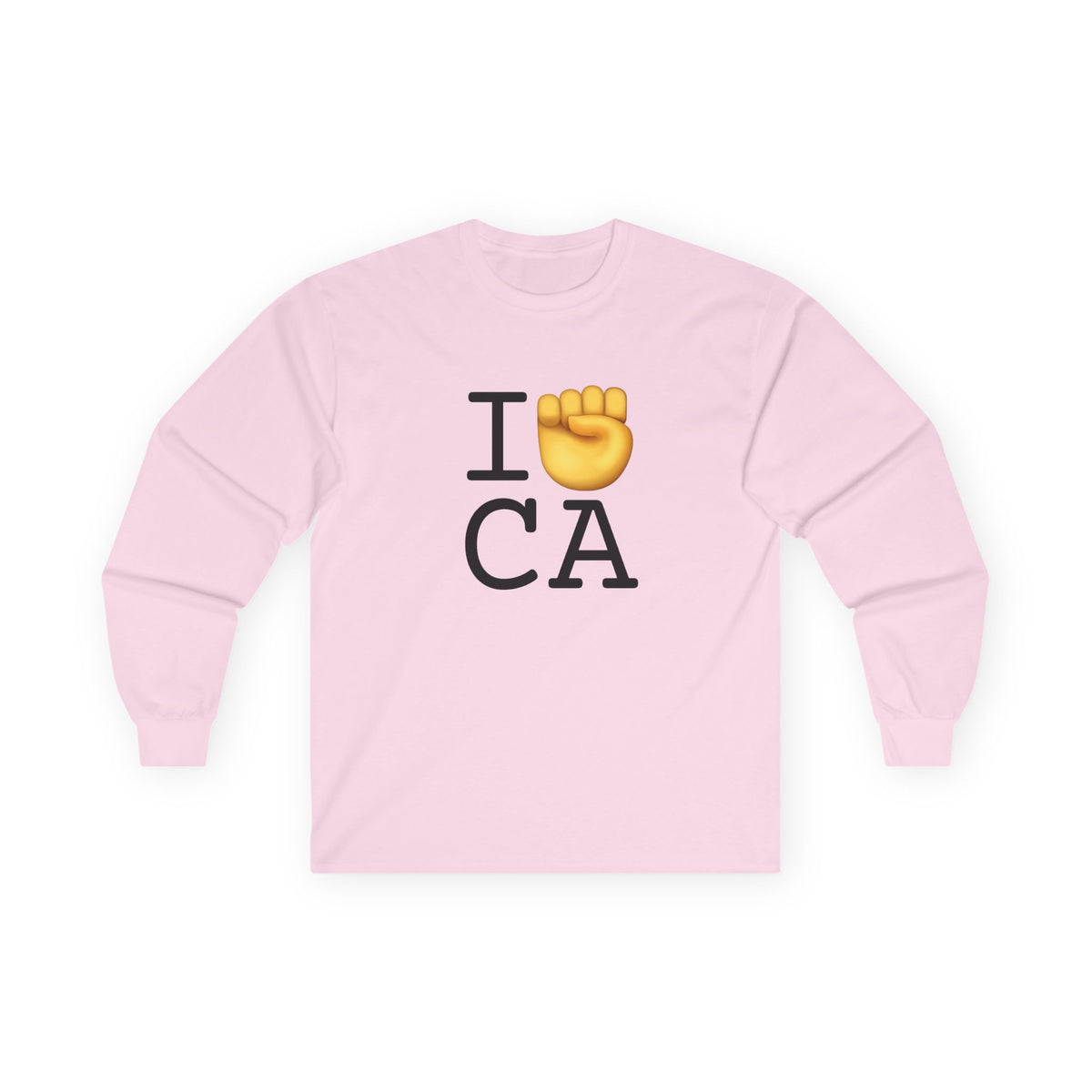 "I Raise my Fist with California" Long Sleeve Shirt