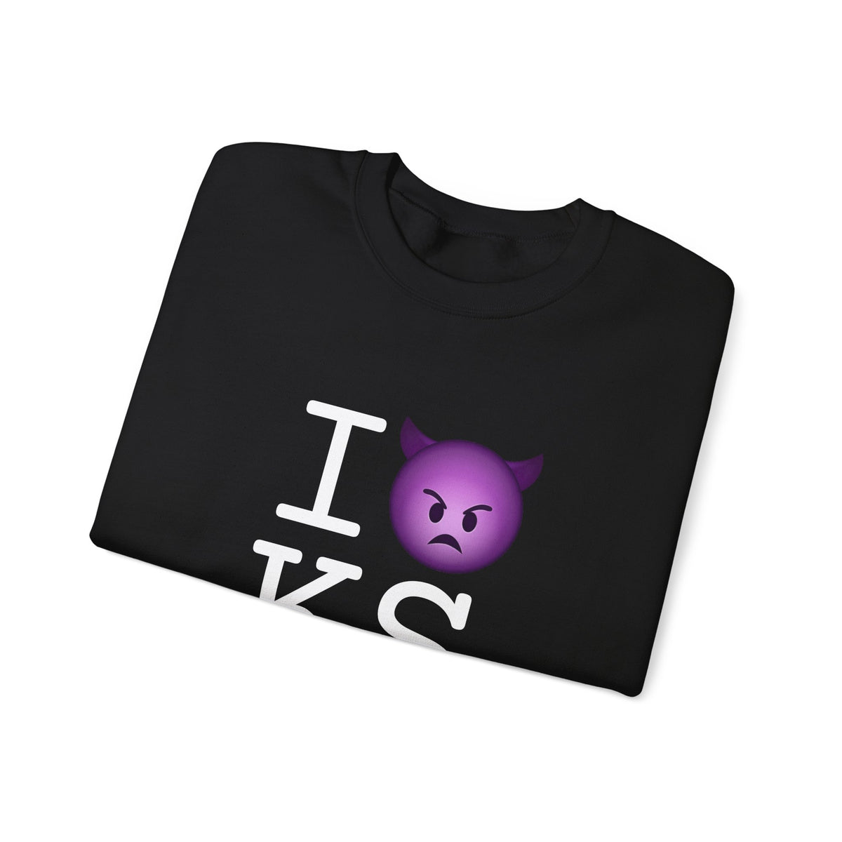 "I'm an Angry Devil about Kansas" Sweatshirt
