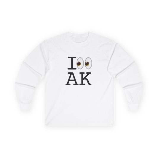 "I Look at Alaska" Long Sleeve Shirt