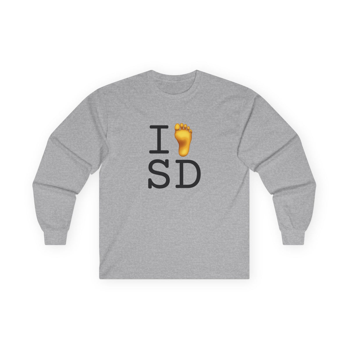 "I Foot South Dakota" Long Sleeve Shirt