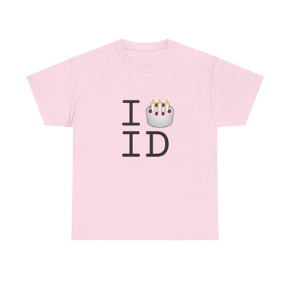 "I Birthday Cake Idaho" Tee