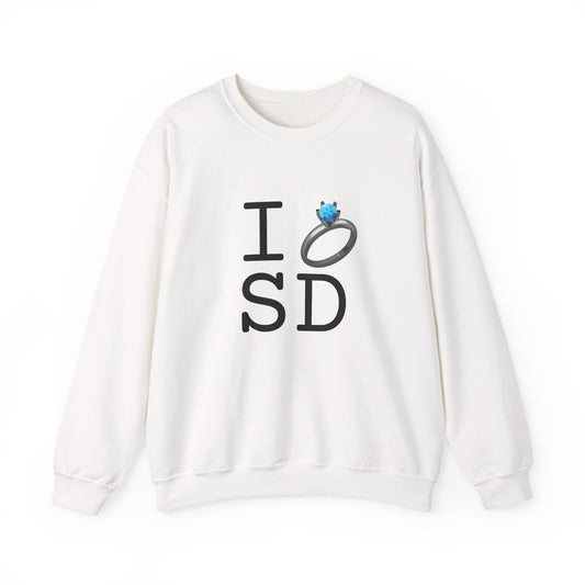 "I'm Married to (Diamond Ring) South Dakota" Sweatshirt
