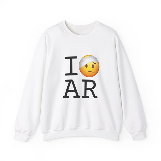 "I'm Hurt in Arkansas" Sweatshirt