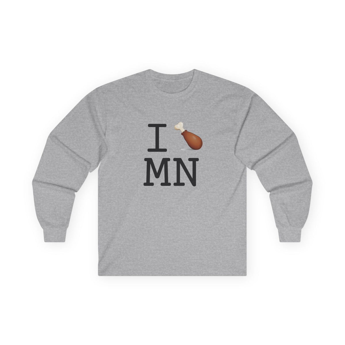 "I Chicken Drumstick Minnesota" Long Sleeve Shirt