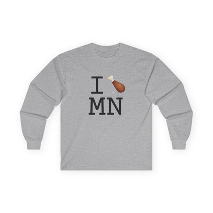 "I Chicken Drumstick Minnesota" Long Sleeve Shirt