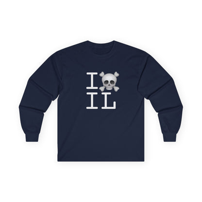 "I'm a Pirate in Illinois" Long Sleeve Shirt