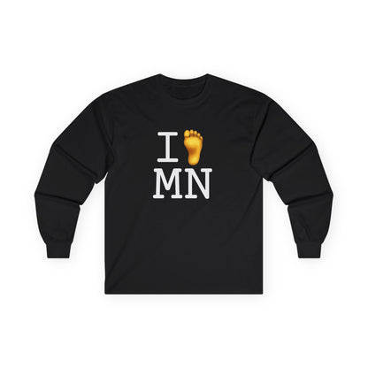 "I Foot Minnesota" Long Sleeve Shirt