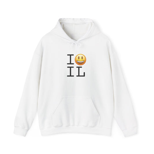 "I'm Happy about Illinois" Hoodie