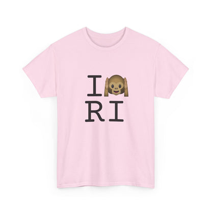 "I Don't Hear Rhode Island" Tee