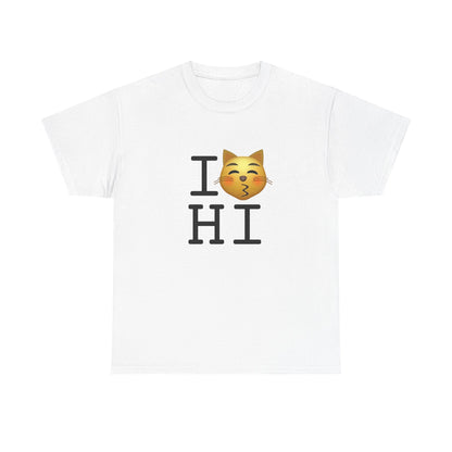 "I'm a Kissing Cat toward Hawaii" Tee