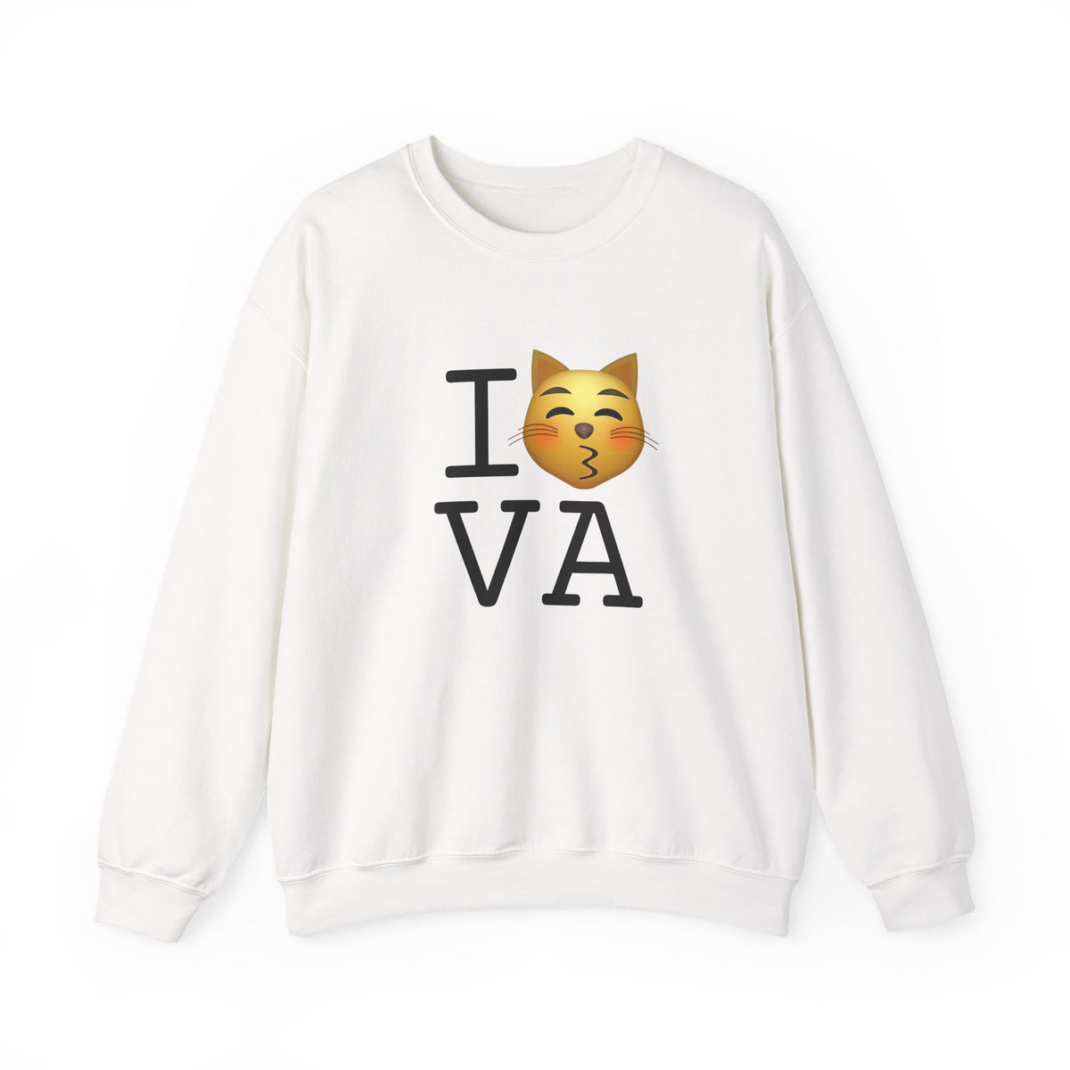 "I'm a Kissing Cat toward Virginia" Sweatshirt