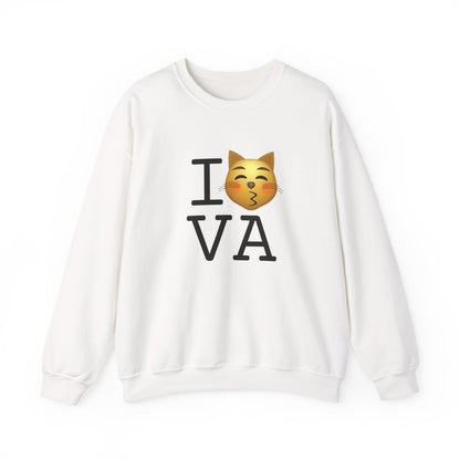 "I'm a Kissing Cat toward Virginia" Sweatshirt