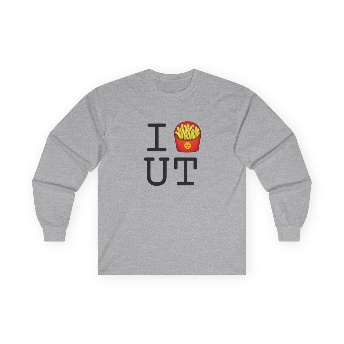 "I French Fries Utah" Long Sleeve Shirt