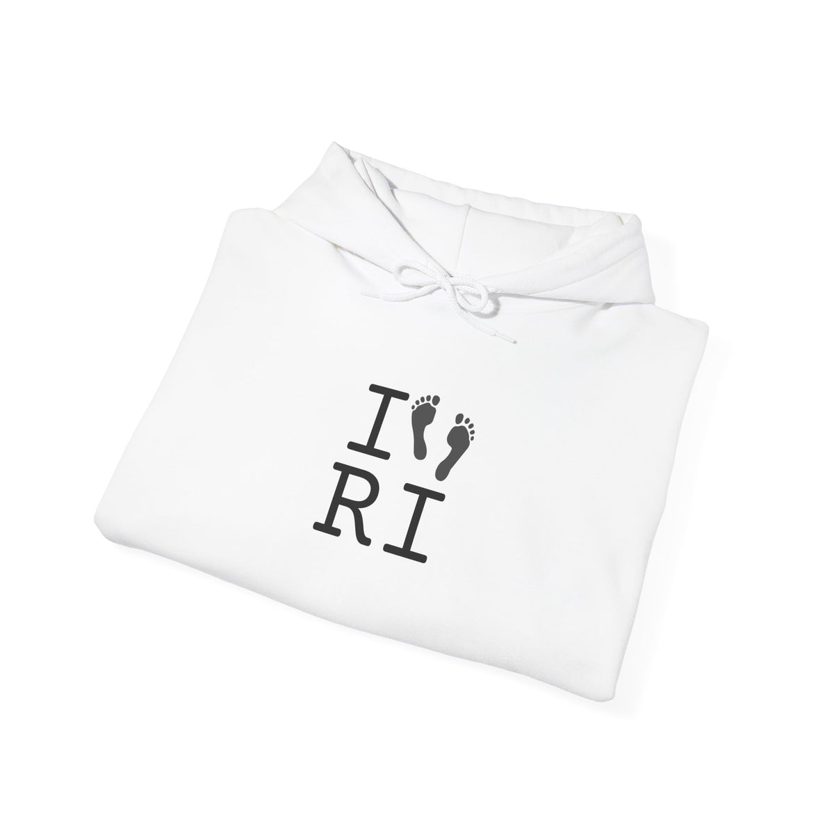 "I leave Footsteps in Rhode Island" Hoodie