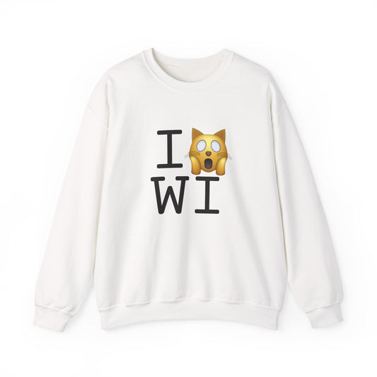 "I'm a Scaredy Cat about Wisconsin" Sweatshirt