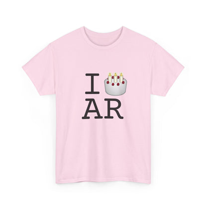 "I Birthday Cake Arkansas" Tee