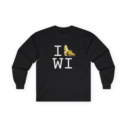 "I'm Bananas about Wisconsin" Long Sleeve Shirt