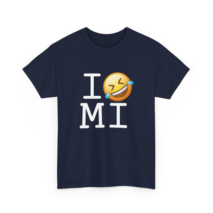 "I Laugh Hard (LMFAO) at Michigan" Tee
