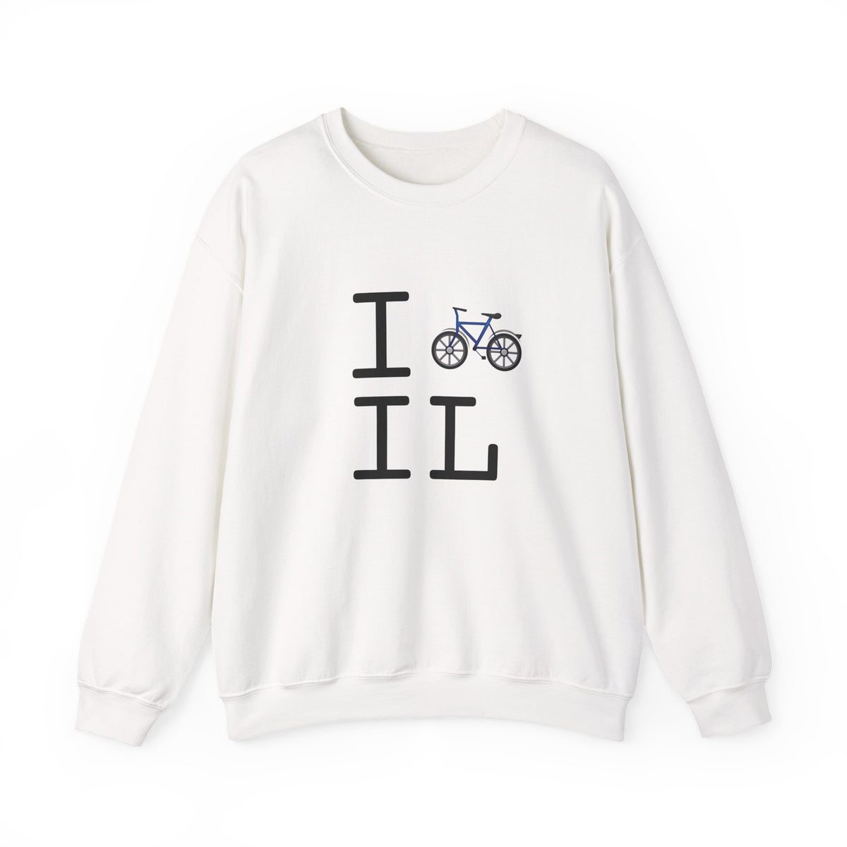 "I Bicycle Illinois" Sweatshirt