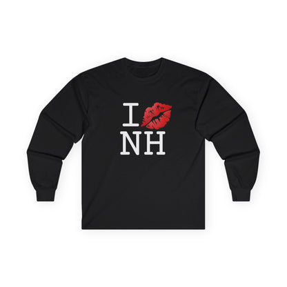 "I Kiss Mark New Hampshire" Long Sleeve Shirt