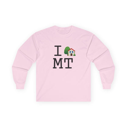 "I'm Home in Montana" Long Sleeve Shirt