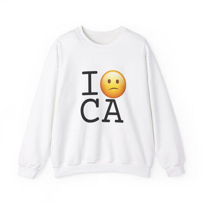 "I'm Confused by California" Sweatshirt